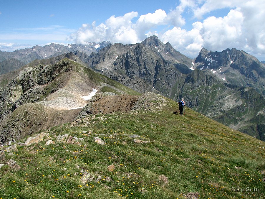Masoni 203.jpg - Da cima Masoni si scende verso i fianchi del monte Venina